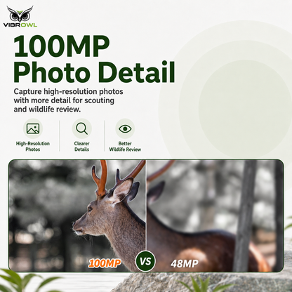 VIBROWL Cam AI 4G Solar Trail Camera