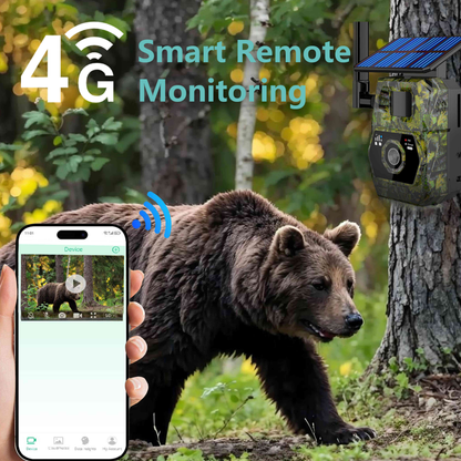 VIBROWL Cam AI 4G Solar Trail Camera