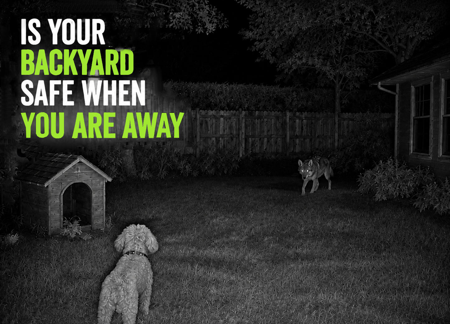 VIBROWL AI Backyard Protection Camera