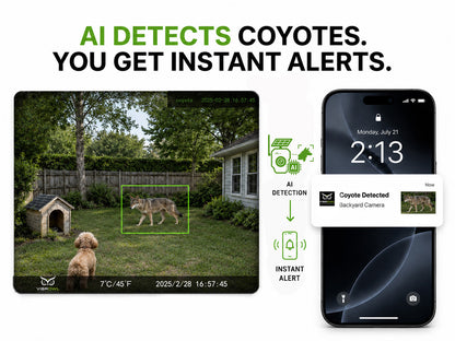 VIBROWL AI Backyard Protection Camera