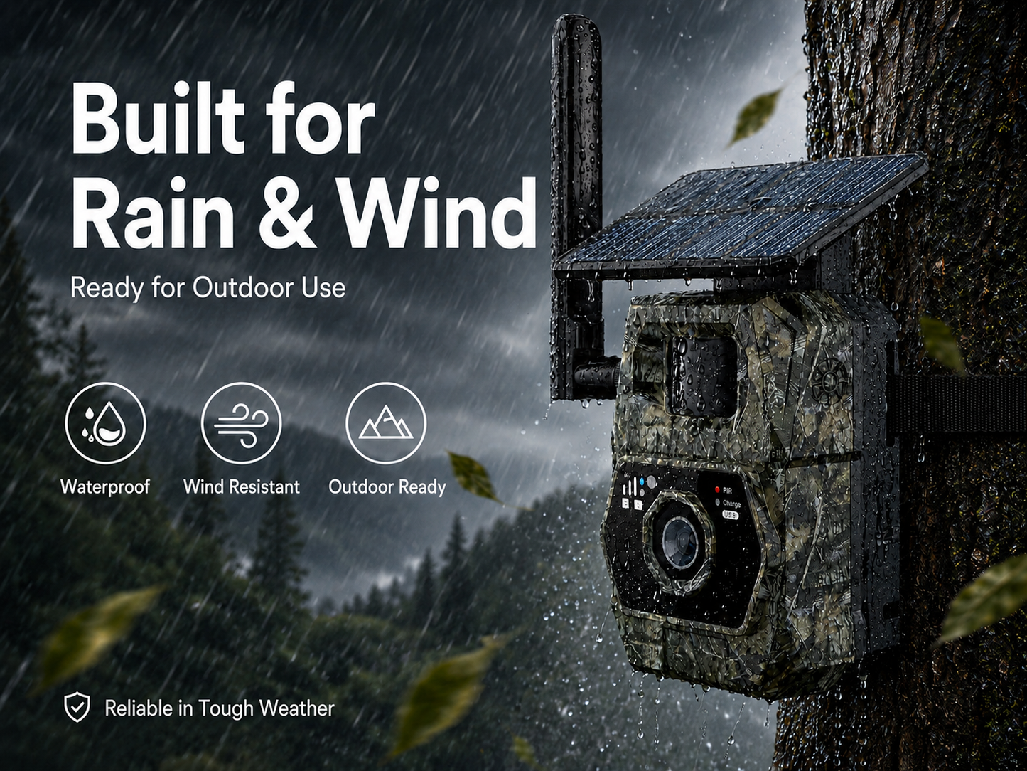 VIBROWL AI Backyard Protection Camera
