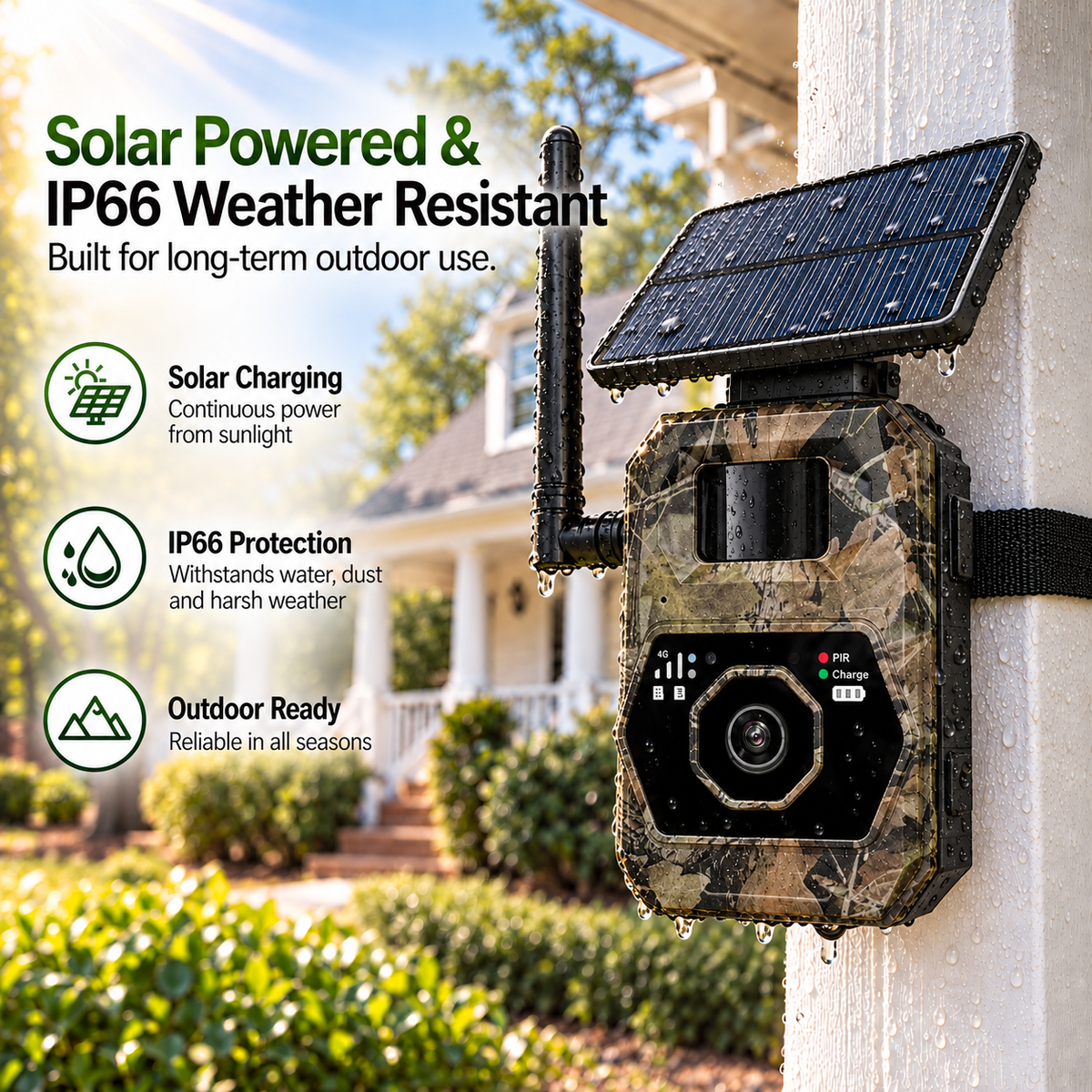VIBROWL AI Backyard Protection Camera