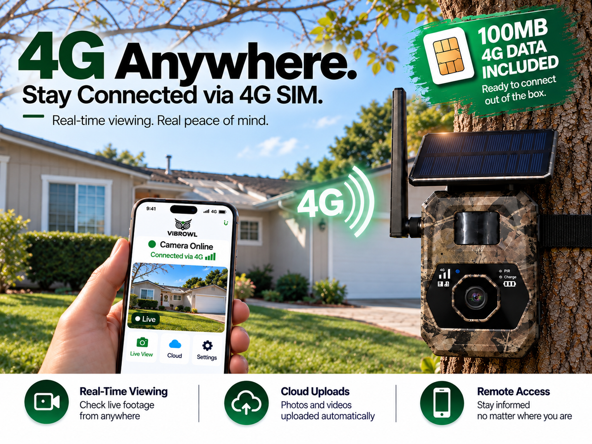 VIBROWL AI Backyard Protection Camera