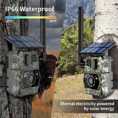 VIBROWL Cam AI 4G Solar Trail Camera